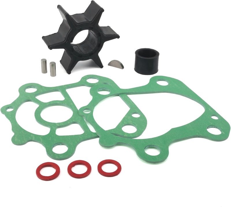 QUICKMARINE 6H3-44352 Marine Water Pump Impeller Service Kit fits Yamaha 4 Stroke 70 HP Boat Outboard Motor Replacement 6H3-44352-00 697-44352-00 Sierra 18-3069 - Image 1